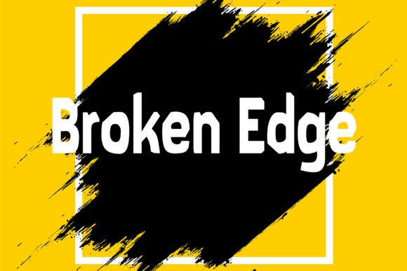 Broken Edge Font: Modern Display Typography for Web