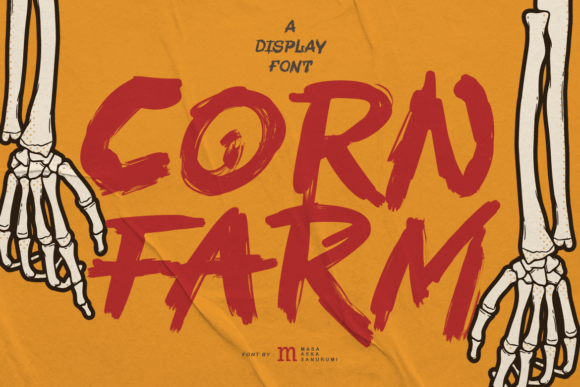Corn Farm Font: Adding Spooky Character to Editorial Design