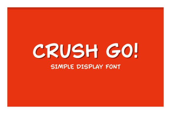 Crush Go: A Modern Display Font for Web Design