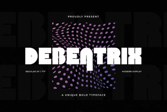 Debeatrix Font: A Bold Display Typeface for Branding