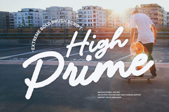 High Prime Font: A Bold Display Typeface for Branding