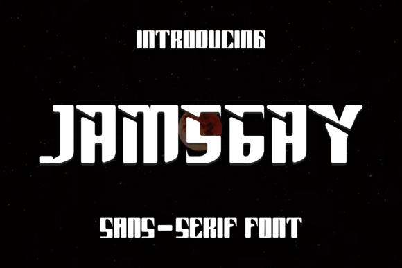 Jamsgay Font: Elegant Display Type for Handmade Crafts