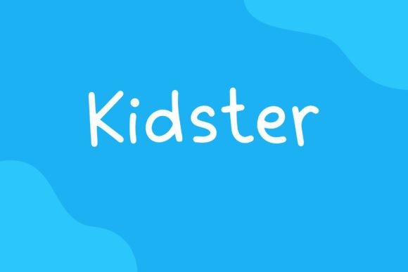 Kidster Font: Handmade Charm for Creative Display Projects