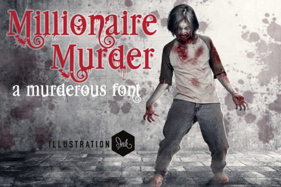 Millionaire Murder Font Review: A Serif for Horror Branding