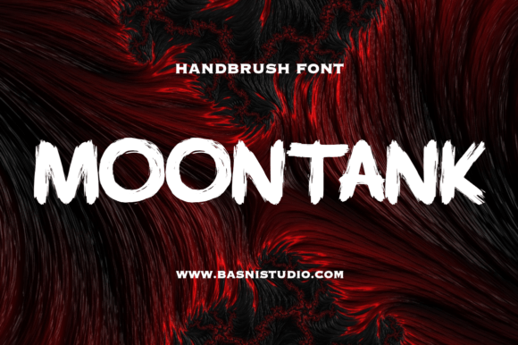 Moontank Font: Handbrush Charm for Makers