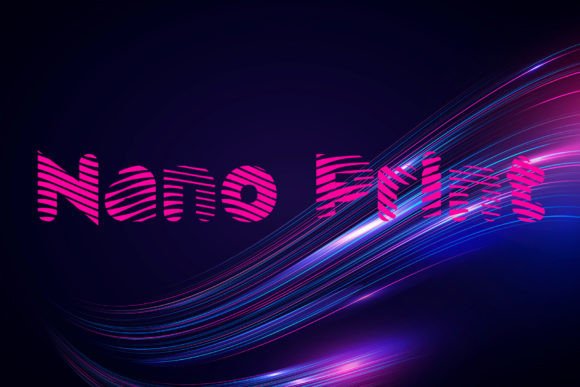 Nano Print Font: Modern Display Type for Crafters