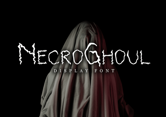 Necro Ghoul Font: A Spooky Display Typeface for Horror Campaigns