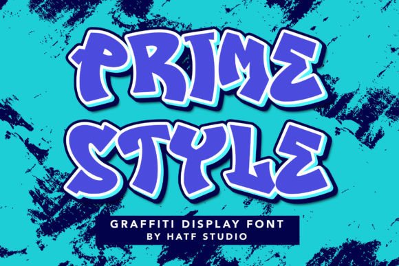 Prime Style Font: Elevating Campaign Visuals with Street Art Energy