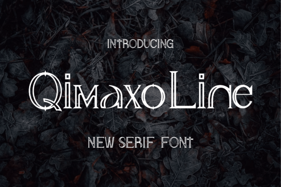 Qimaxo Line Font: Stylish Display Type for Digital Campaigns