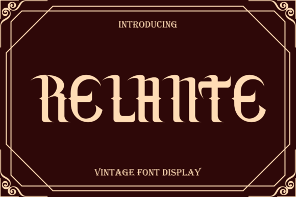Relante: A Designer’s Take on This Display Font