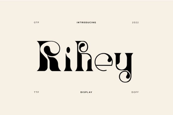 Rihey Font: Elevating Web Design with Art Nouveau Style