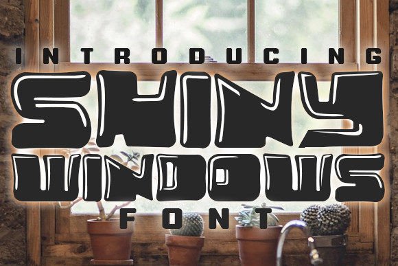 Shiny Windows Font for Bold Editorial Design