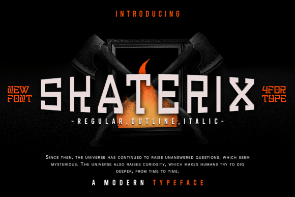 Skaterix Font: Bold Branding for Small Business