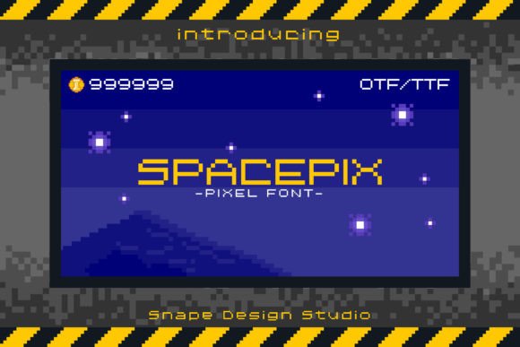 Spacepix Font: Retro Pixel Style for Digital Campaigns