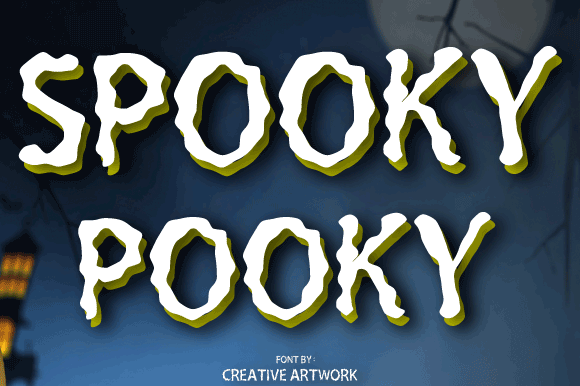 Spooky Pooky Font Review for Seasonal Web Design