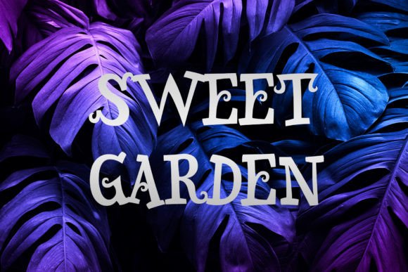 Sweet Garden Font: Whimsical Branding for Small Business