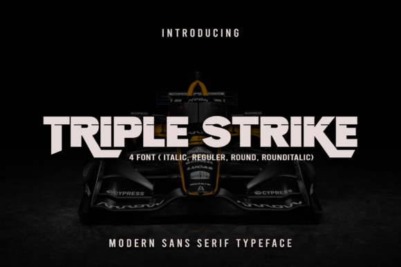 Testing Triple Strike Font for Modern Web Layouts