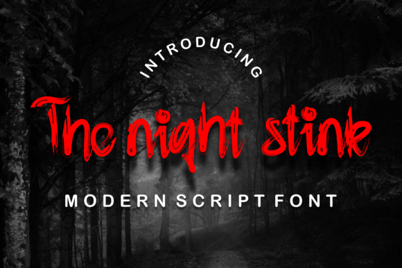 The Night Stink Font: Modern Display Typography for Web