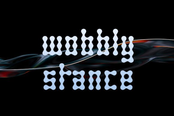 Wobbly Stance Font: Quirky Branding for Small Business